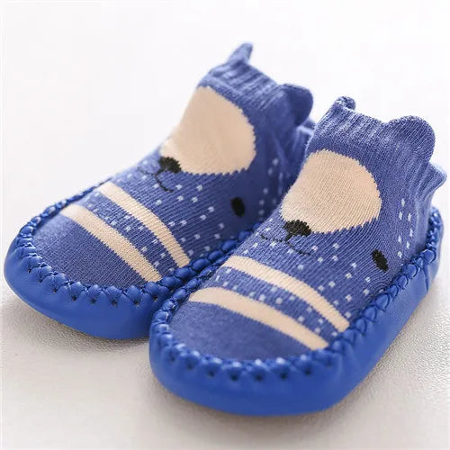 0-24M New born Baby Socks With Rubber Soles Infant Baby Girls Boys