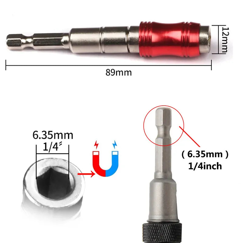 1/4 "Hex Magnetic Ring Screwdriver Bits Drill Hand Tools Drill Bit