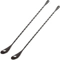 Cocktail Spoon Bar Stirring Spoon Long Handle Stainless Steel Spiral