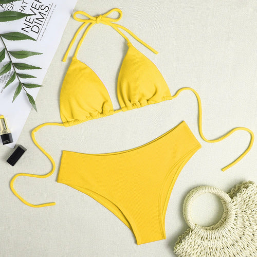 Sexy Women Brazilian Swimsuit Push-up Bra Bikini Set Two Piece Swim