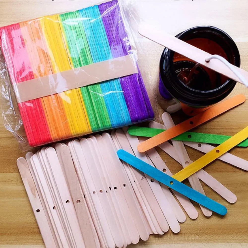 53pcs Candle Wicks Holder Waxed Cotton Candle Wicks Set with Stand