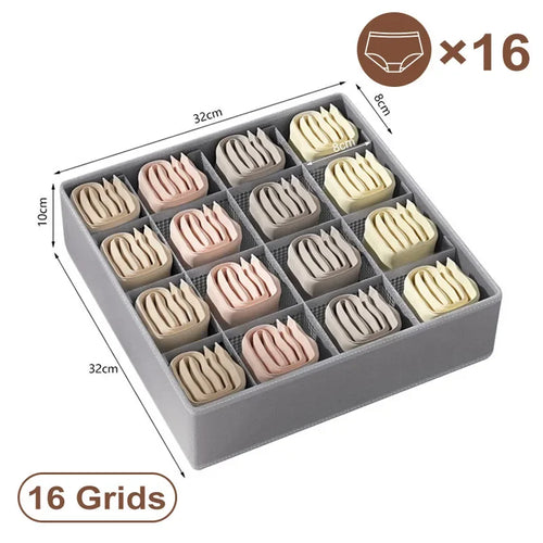 Sports Bra Underwear Organizer Storage Box Panties Socks Storage Boxes