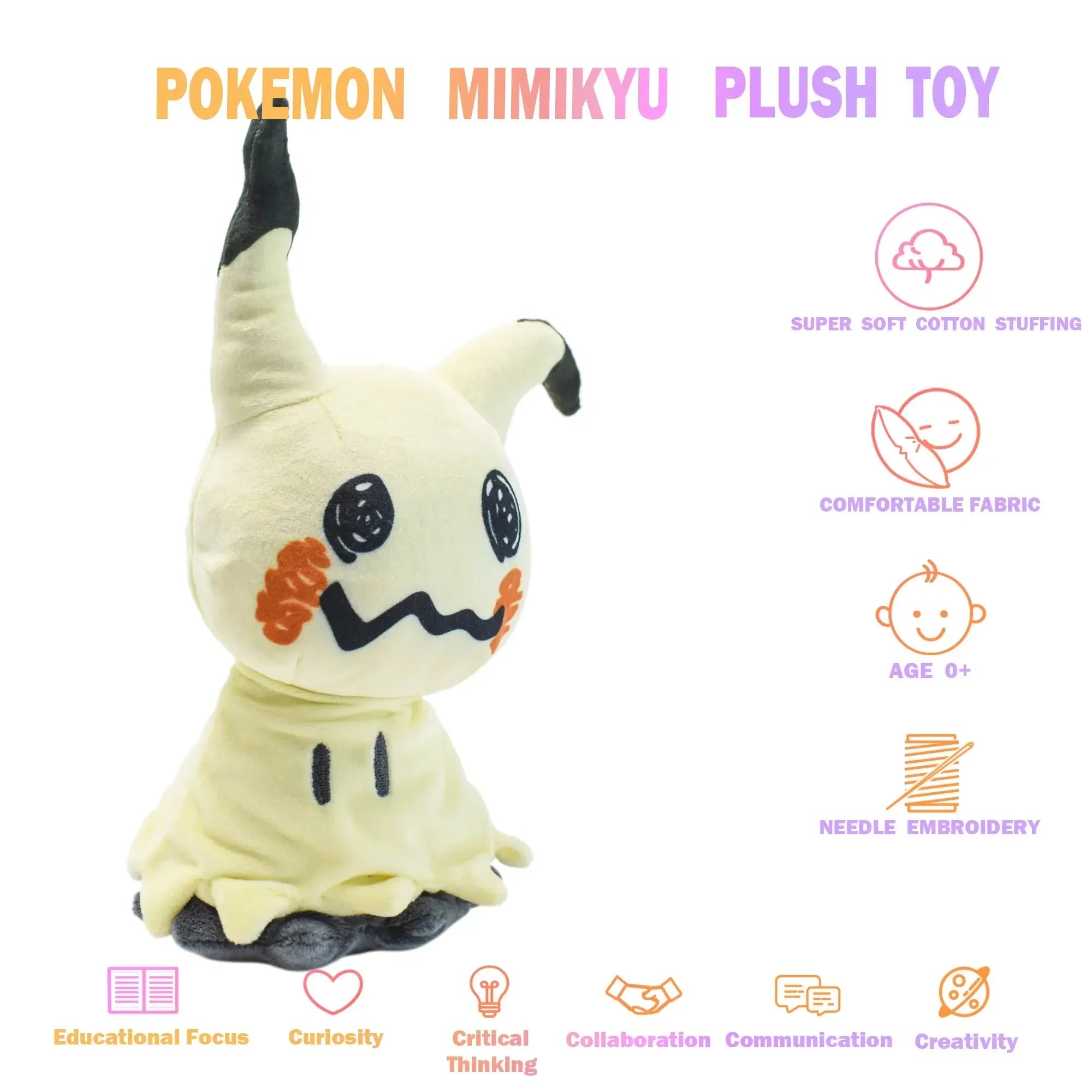Mimikyu Eevee Stuffed Plush Toy,Birthday Kids Gifts,Christmas,Anime