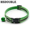 2Pcs/Pack 12 Colors Reflective Adjustable Cats And Small Dogs Collars