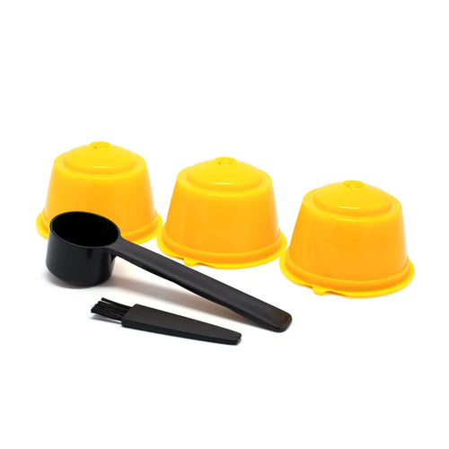 3Pcs Fit For Dolce Gusto Coffee Filter Cup Reusable Coffee Capsule