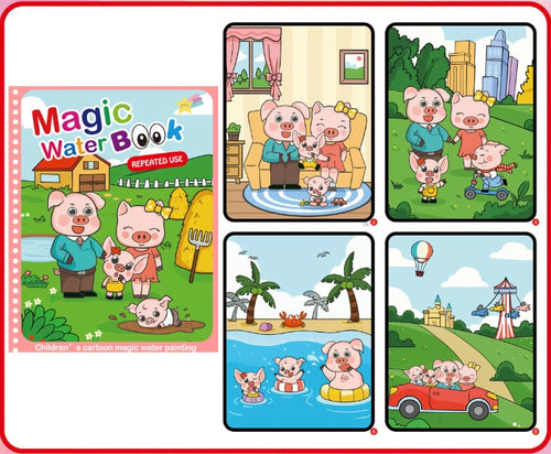 NEW Kids Magic Water Drawing Books Coloring Books Painting Toys for