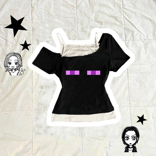 Women's Sleeveless Camisole Y2K Sexy Lace Streetwear Hip Hop Punk Rock