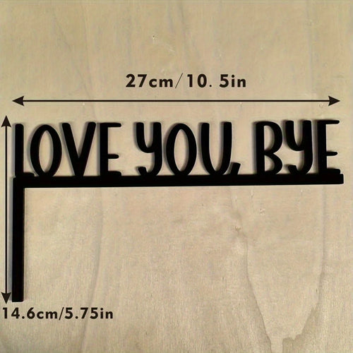 1pc Modern Metal Toilet Door Sign - Stylish Thinking Room Wall