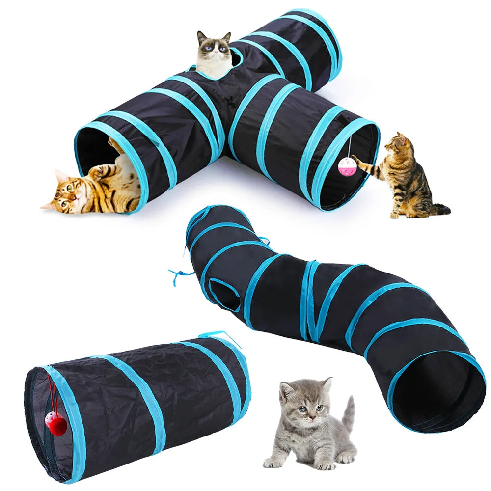 Cat Tunnel Pet Supplies Cat S T Pass Play Tunnel Foldable Cat Tunnel
