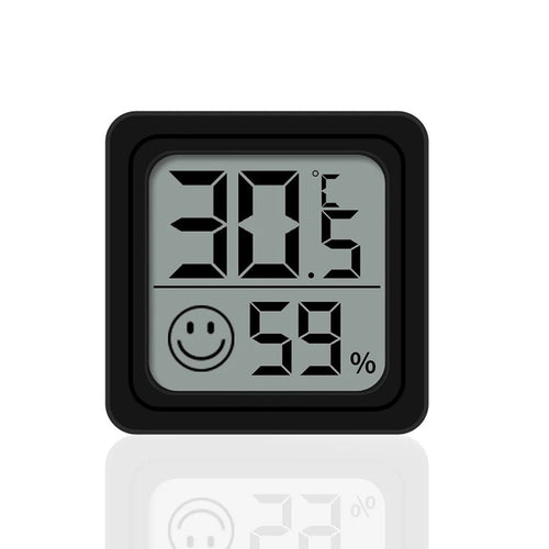 Mini Digital LCD Thermometer and Hygrometer - Indoor High Accuracy
