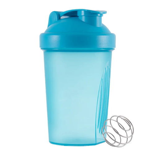 400ML Blender Shaker Bottle with Scale Protein Shakes Leakproof for