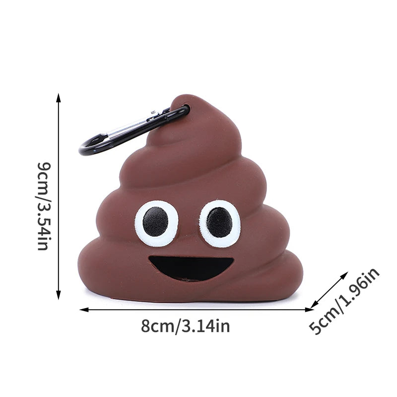 1PC Creative Pet Supplies Dog Potty Pickup Cartoon Poop-shaped