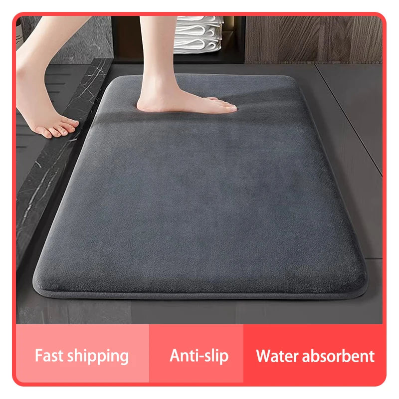 Super absorbent floor mat, super absorbent bath mat, super anti slip