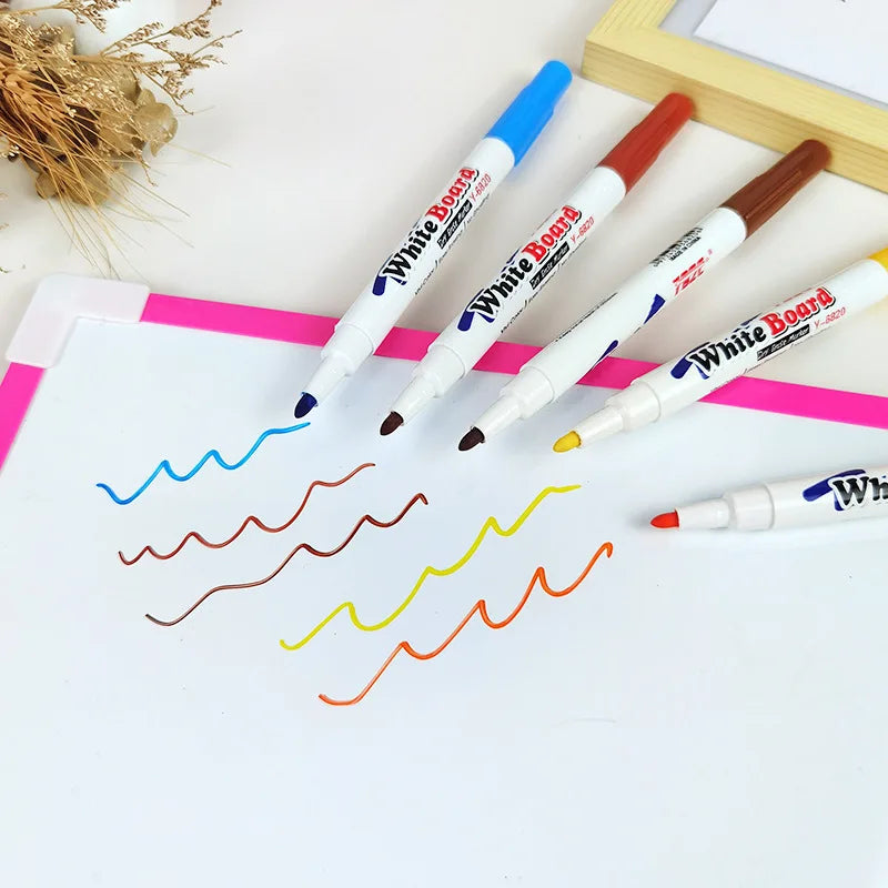 Water Floating Pen Magical Ink Pens With Spoon Floating Color Water