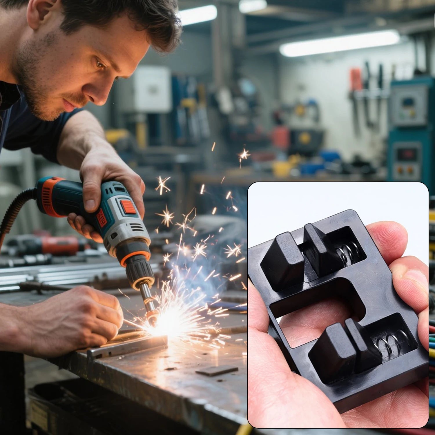 Welding Wire Fixture Adjustable Suction Bracket Welding Table Clamp