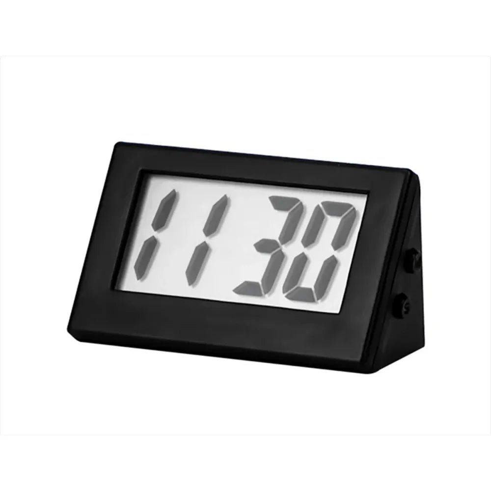 Mini LCD Digital Table Dashboard Desk Electronic Clock for Desktop