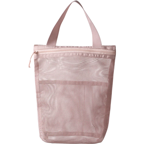 23x26cm Portable Toiletry Bag with Handy Handle Large Capacity Mesh