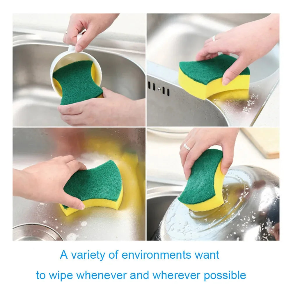 20/30pcs Dishwashing Sponge Kitchen Nano Emery Magic Clean Rub Pot