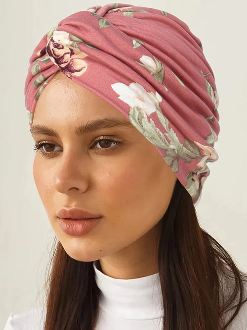 2024 New Leopard Print Women Hijabs Turban Hats Head Wraps Soft
