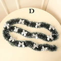 2M Christmas Eve Decoration Bar Tops Ribbon Garland Christmas Tree