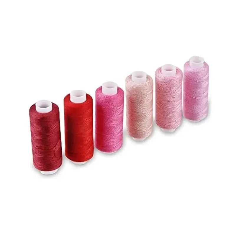24 Color Sewing Thread 100 Polyester Yarn Sewing Thread Roll Machine