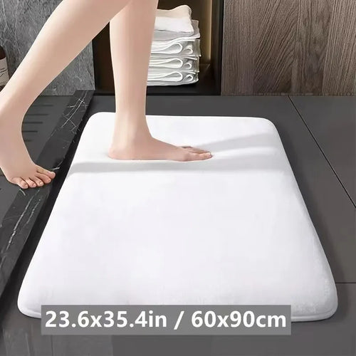 Solid Color Bathroom Mat Bathroom Floor Mat Door Mat Household Non