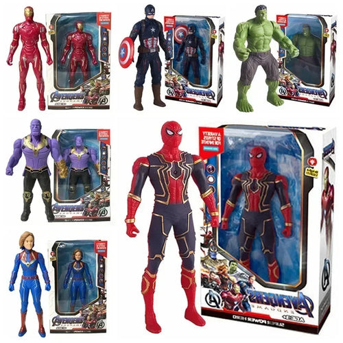 17 Cm Children Toys Marvel Anime Figures Spiderman Hulk Action Figure