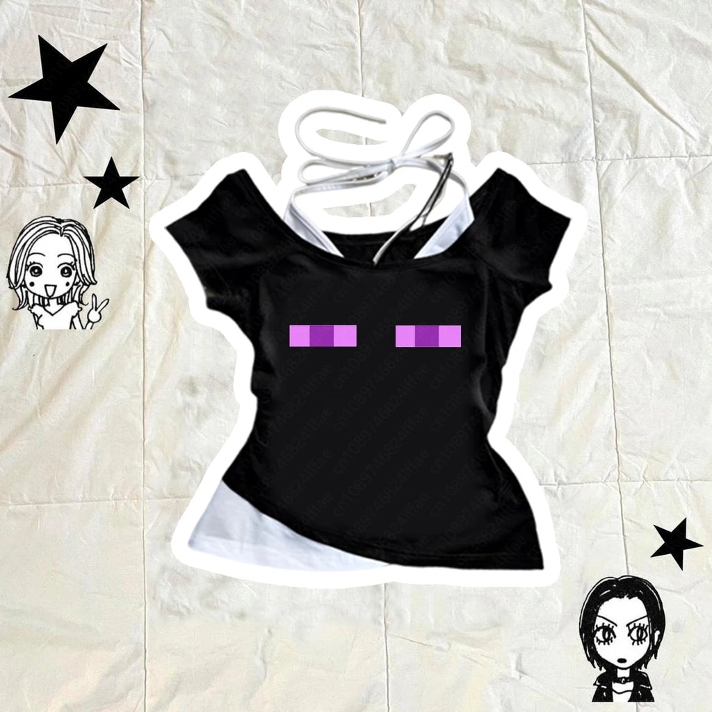 Women's Sleeveless Camisole Y2K Sexy Lace Streetwear Hip Hop Punk Rock