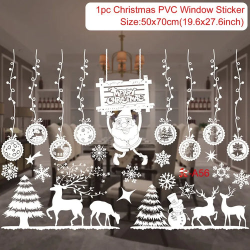 Christmas Window Stickers Christmas Wall Sticker Kids Room Wall Decals