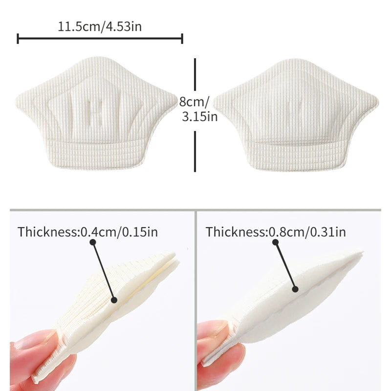 3pair/6pcs Insoles Patch Heel Pads for Sport Shoes Back Sticker