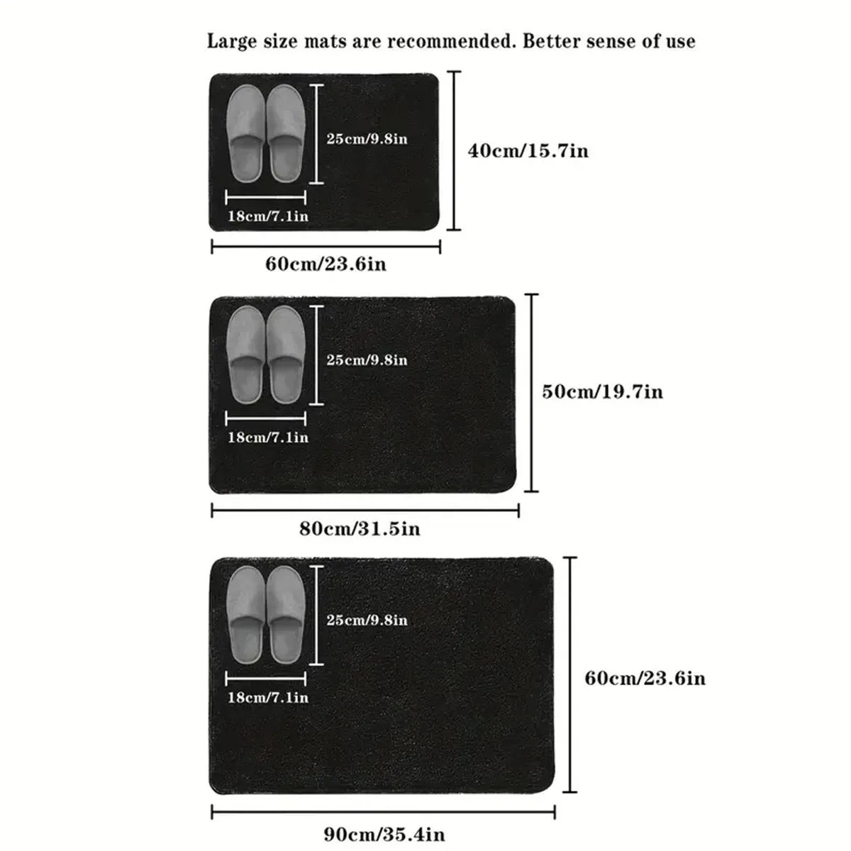 Solid Color Bathroom Mat Bathroom Floor Mat Door Mat Household Non