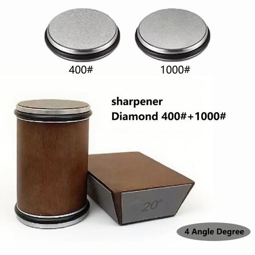New Rolling Knife Sharpener Double Sided Diamond Sharpening Stone