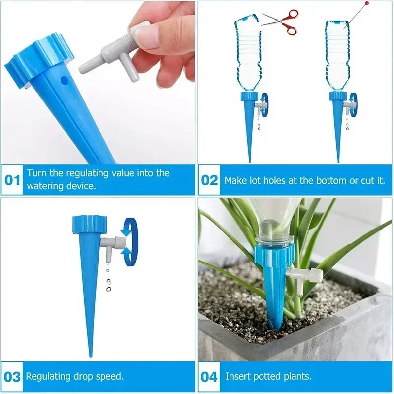 Automatic Drip Irrigation System Self Watering  Adjustable for Flower