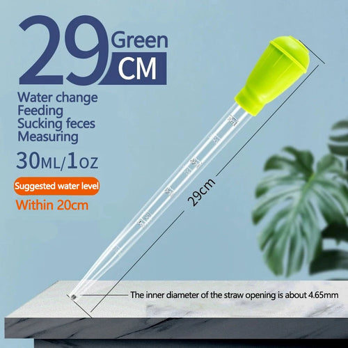 Lengthen Pipettes Cleaner Simple Cleaning Tool for Aquarium Water