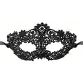 2pcs Elegant Black Lace Masquerade Mask Set for Couples - Perfect for
