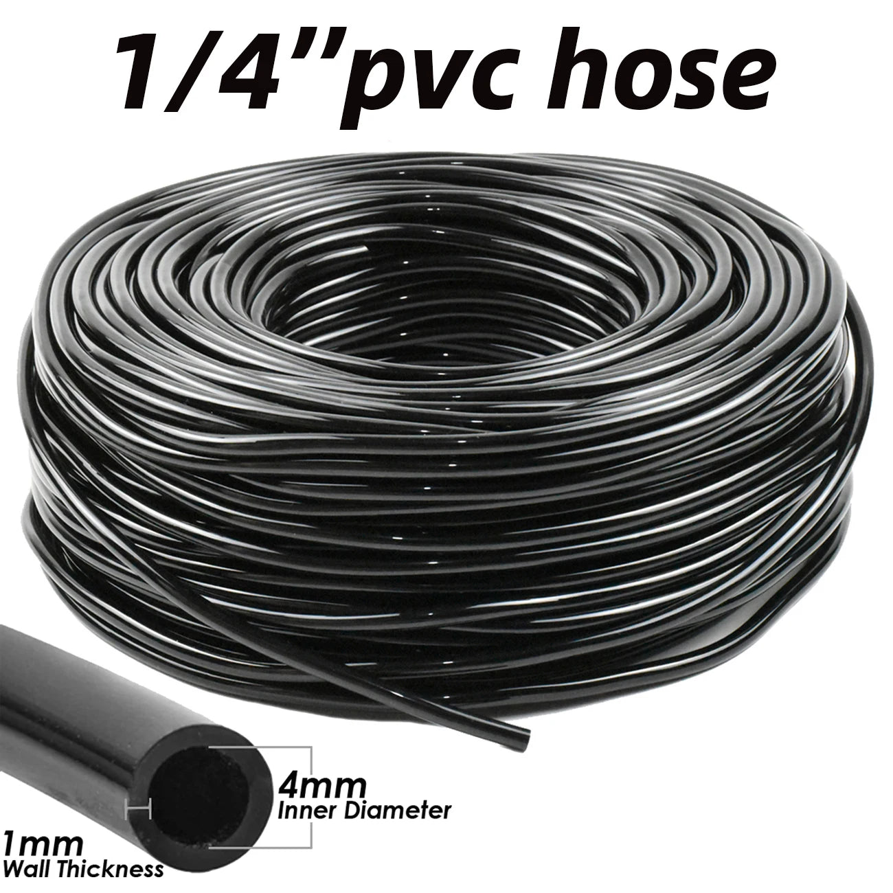 1-50pcs Barbed Connectors Irrigation Fittings Drip Irrigation Barbed