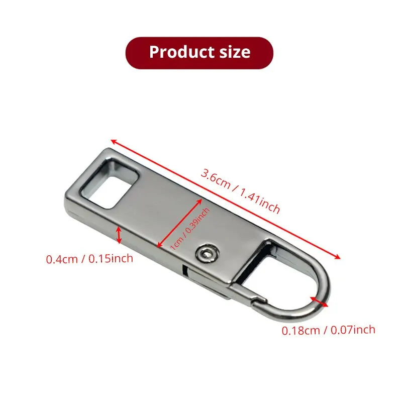 4pcs/8pcs Detachable Zipper Pull, Multi Color Replacement Zipper Accs