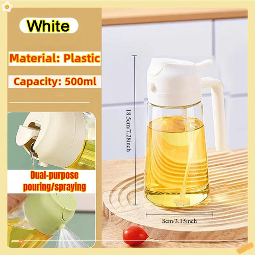 200/300/500ml Oil Spray Bottle BBQ Cooking Olive Oil Sprayer Plastic