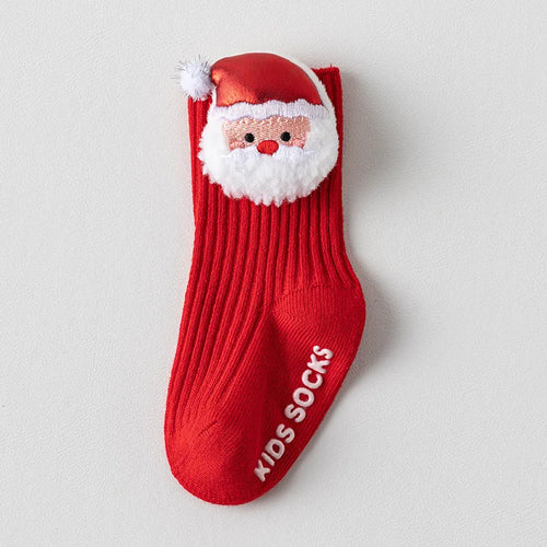 Christmas Baby Socks For Boys Girls Autumn Winter Toddler Anti-slip