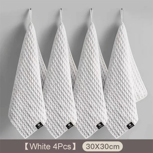 1/4pc Coffee Bar Barista Cleaning Towel Super Absorbent Microfiber