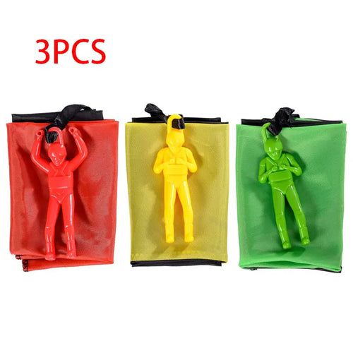 Parachute Toys for Kids Tangle Free Outdoor Flying Parachute Men
