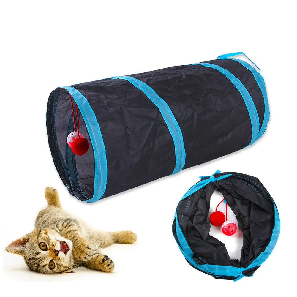 Cat Tunnel Pet Supplies Cat S T Pass Play Tunnel Foldable Cat Tunnel