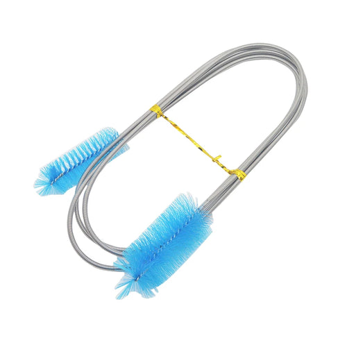 Aquarium Cleaning Brush for Water Hose Lily Pipe Air Tube Stainless