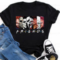 Friends T Shirt Best Stephen King Horror Characters Printed Cartoon