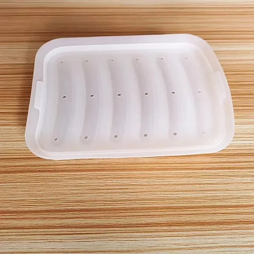 Sausage Maker Mould 6 Cavity Silicone DIY Ham Hot Dog Making Moulds