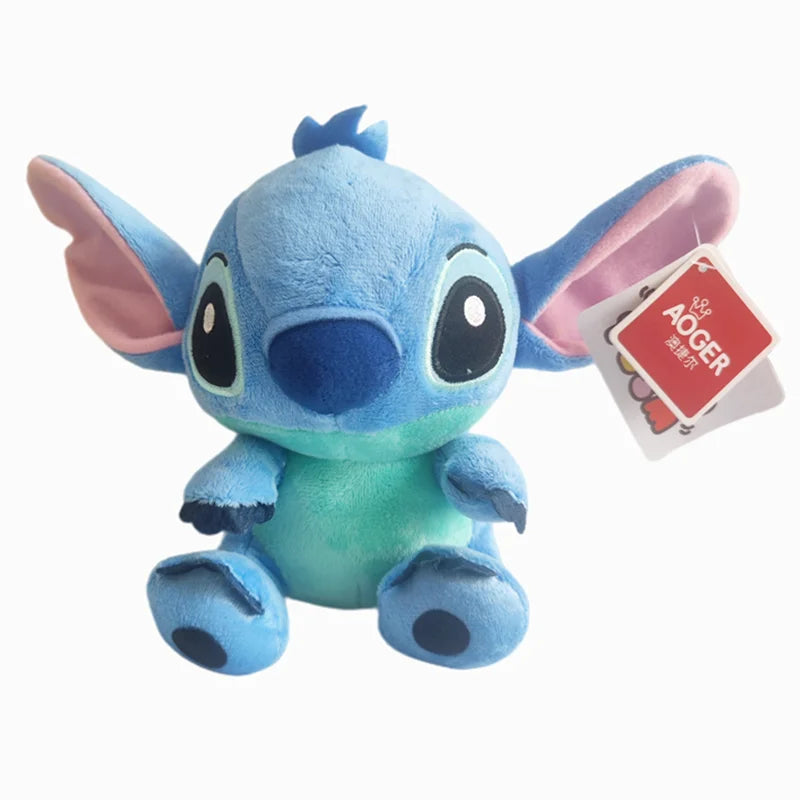 DISNEY Lilo & Stitch Plush Toys Pink Lilo Blue Stitch Stuffed Plush