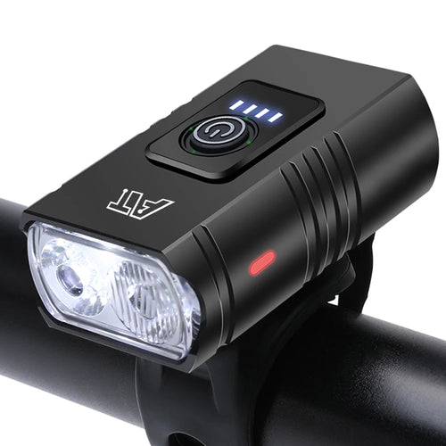 LED Bicycle Front Light Type-C Rechargeable Bicycle Headlight MTB Road
