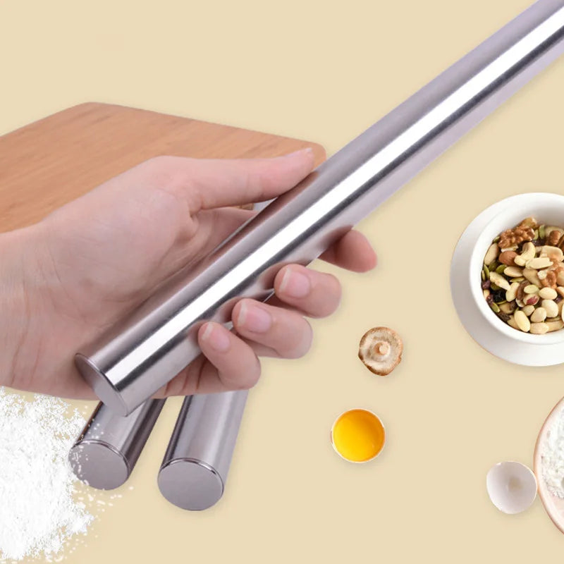 20/25/30cm Stainless Steel Non-Stick Rolling Roller Dough Bake Pizza