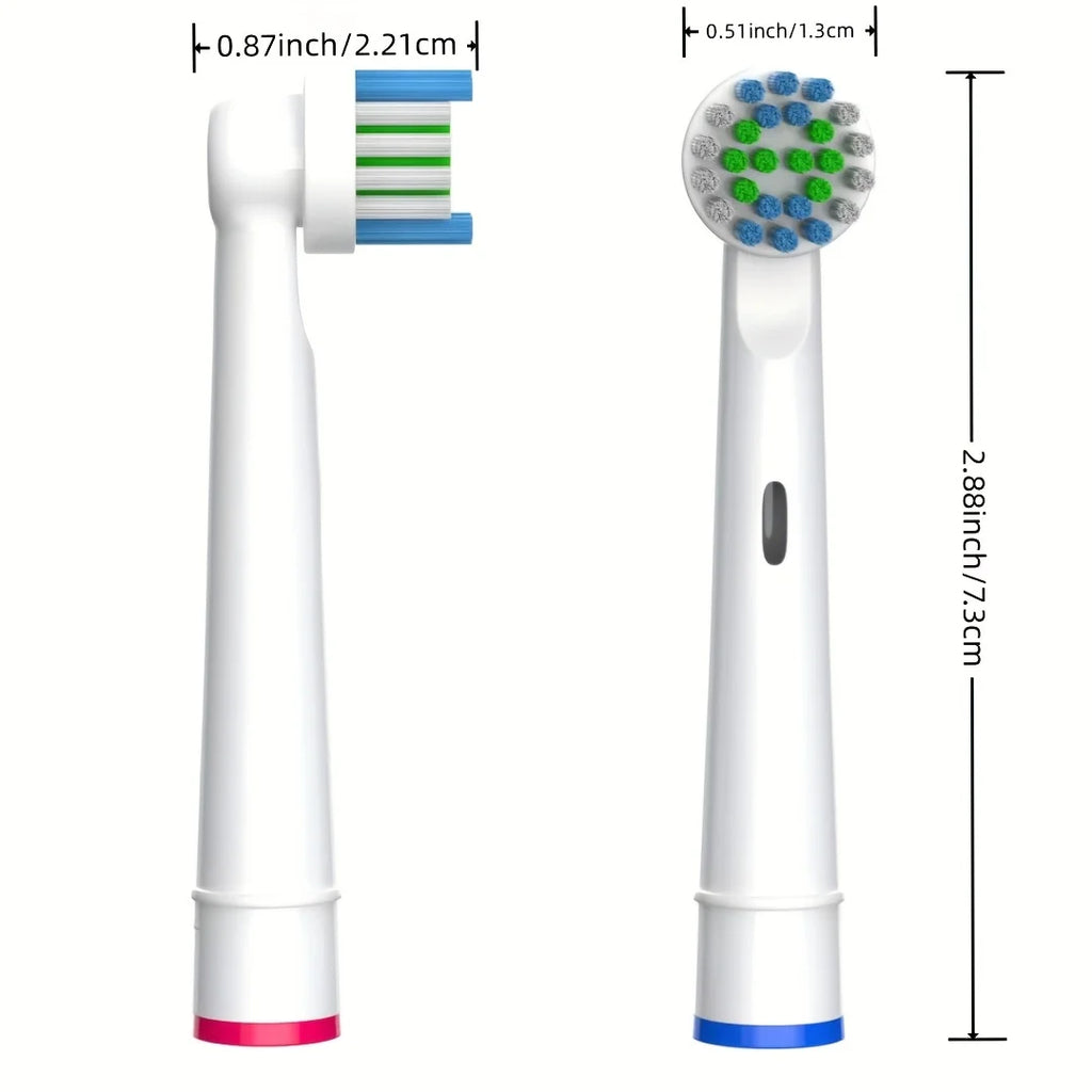 4/12/16/20 Pcs Replacement Toothbrush Heads Compatible with Oral-B