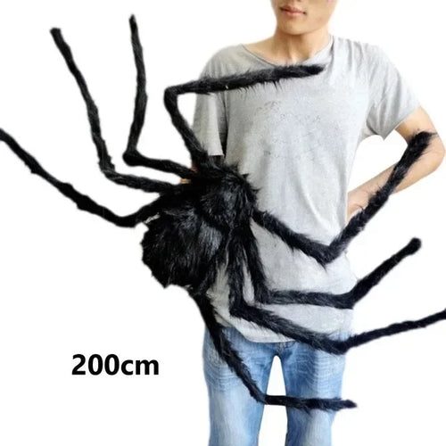 Halloween Big Plush Spider Halloween Decoration Party Props Outdoor